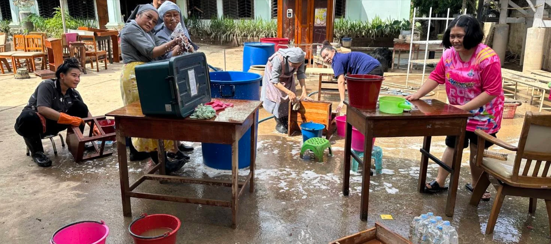 Giáo hội tại Thái Lan hỗ trợ khắc phục hậu quả của bão lũ